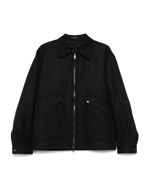 Tagliatore Wollen Jack in het Black voor heren