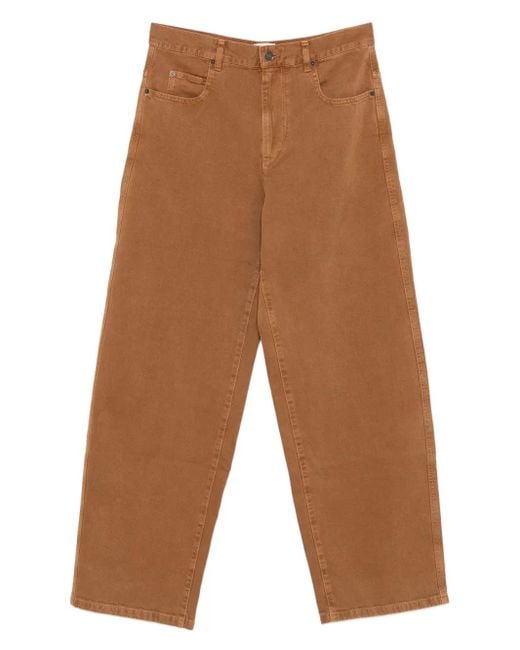 Isabel Marant Brown Oriane Jeans for men