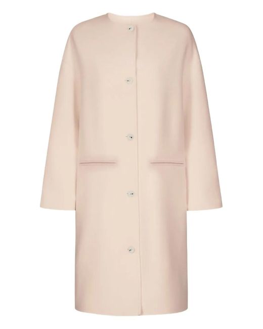Loulou de Saison Natural Kerry Collarless Coat