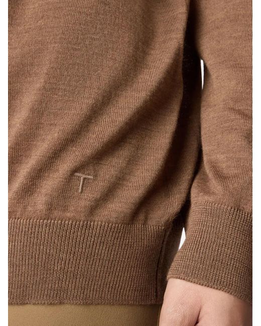 Tod's Brown Button Cardigan