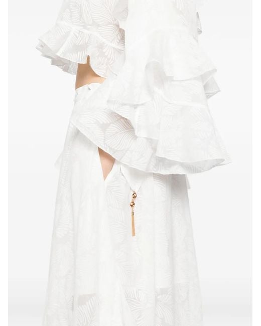 Zimmermann White Daylight Skirt