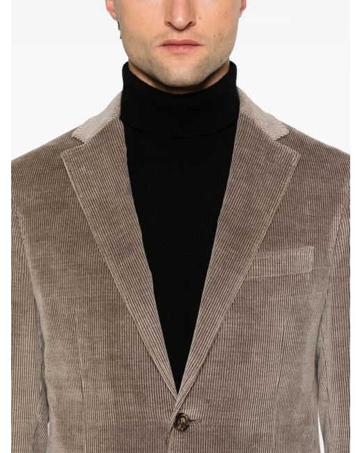 Costume En Velours Côtelé Canali pour homme en coloris Natural
