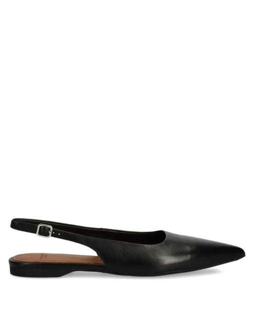 Vagabond Black Hermine Slingback Flats