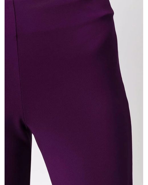 Alberta Ferretti Flared Broek in het Purple