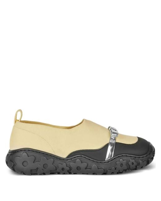 CECILIE BAHNSEN Gray Orlan Bow-Detail Sneakers