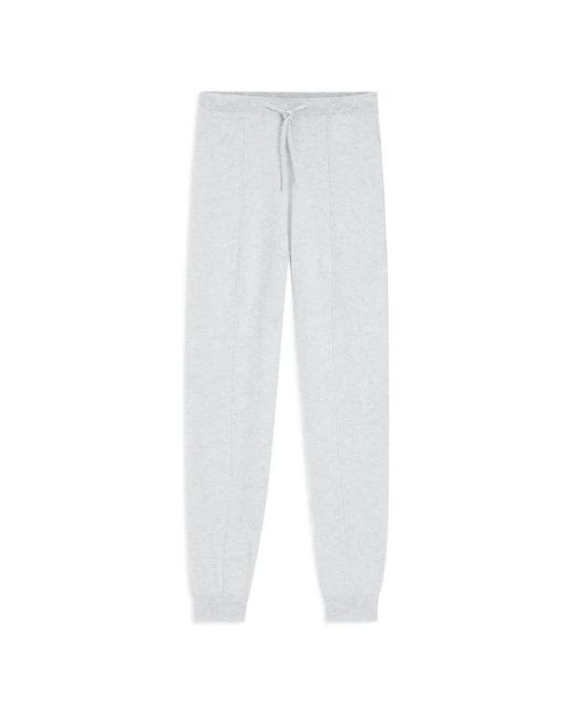 Boss White Drawstring Seam Track Pants