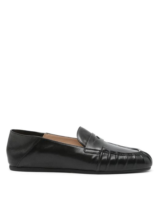 Stuart Weitzman Black Loafer Aus Leder