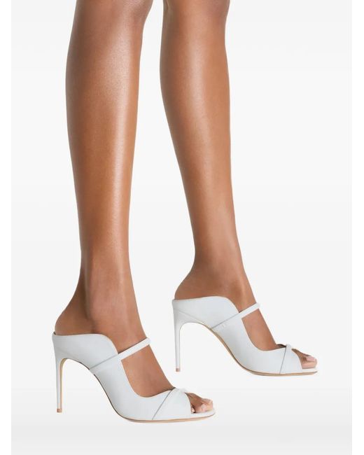 Malone Souliers White Noah Heeled Sandals