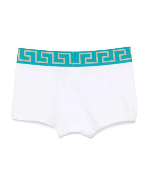 Versace Blue Greca Boxers for men