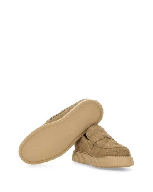 Hogan Brown H677 Moccasins for men