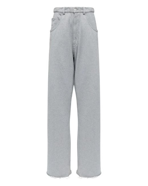 MM6 by Maison Margiela Gray Pantalon À Bords Francs