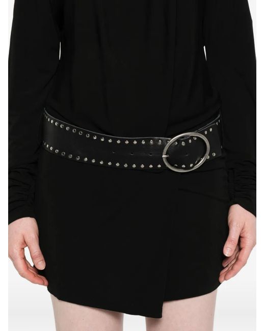 Christopher Esber Black Belted Mini Dress