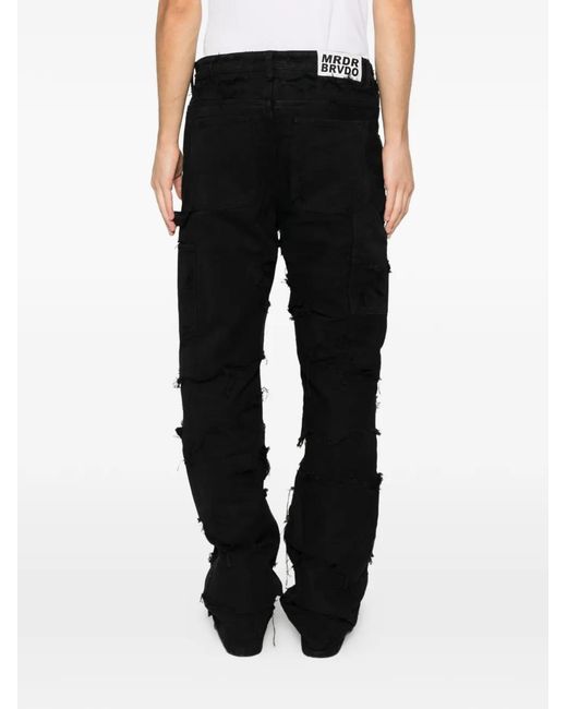 Who Decides War Black Unearthed Jeans for men