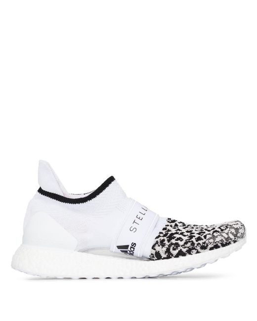 adidas By Stella McCartney Ultraboost Leopard-print Sneakers in White | Lyst