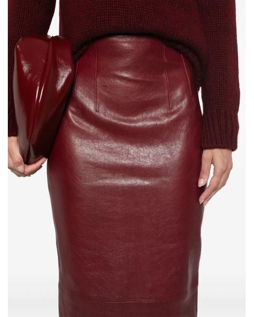 Gonna Midi Loxley di Khaite in Red