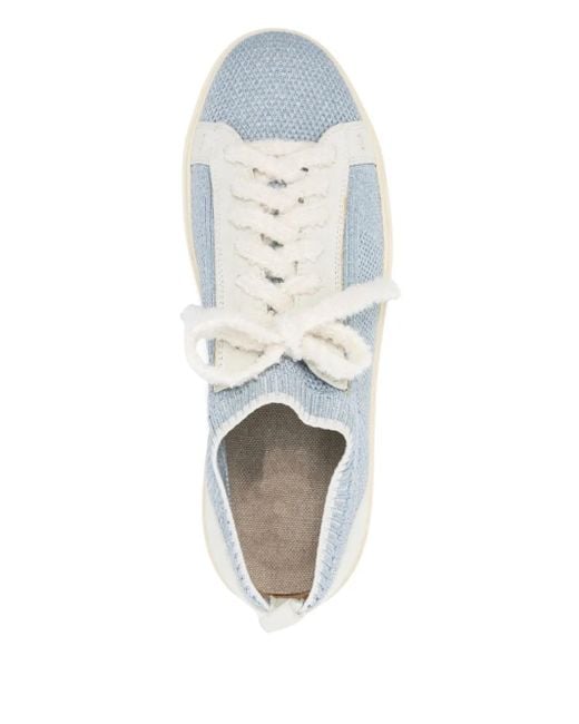 Eleventy Sneakers Mit Gestricktem Obermaterial in White für Herren