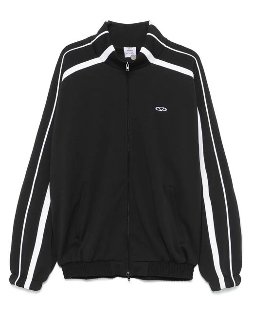 Vetements Black Oval-Logo Jacket