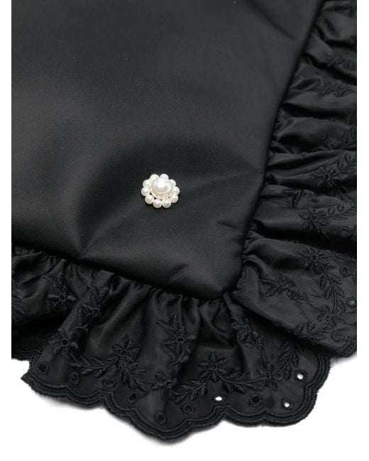 Simone Rocha Black Pillowcase Tote Bag