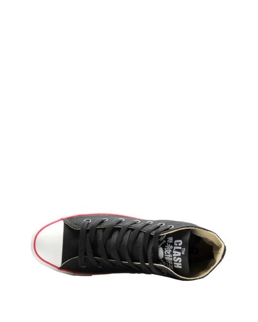 Converse Black All Star The Clash 2 High-Top Sneakers