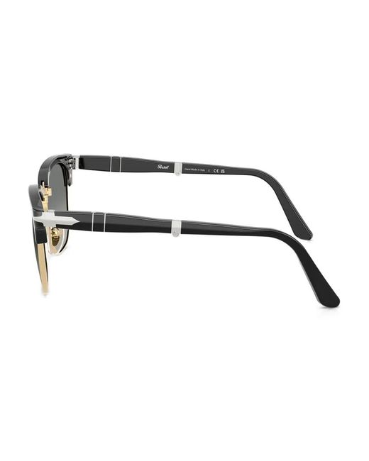 Persol Gray Square-Frame Sunglasses