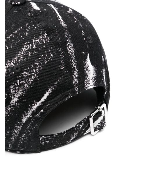Marni Gray Cotton Baseball Cap Logo for men