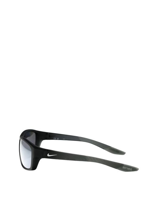 Nike Black Brazen Boost Rectangle-Frame Sunglasses