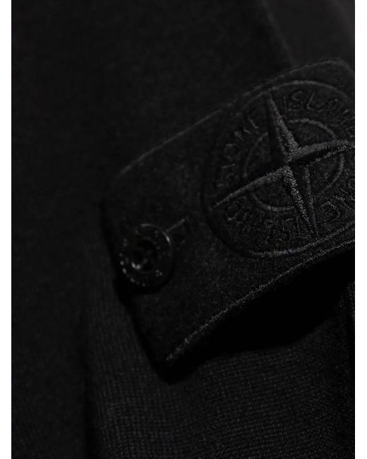 Stone Island Pullover Mit Kompass-Patch in Black für Herren