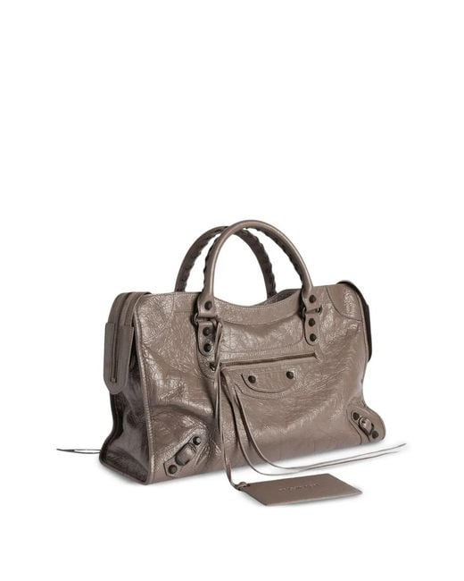 Balenciaga Gray Medium Le City Tote Bag