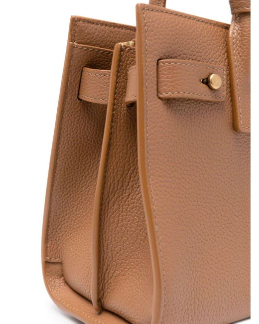 Mini sac à main Sac de Jour Saint Laurent en coloris Brown