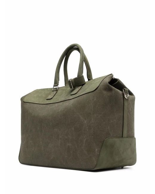 READYMADE Green Logo-Print Gym Bag