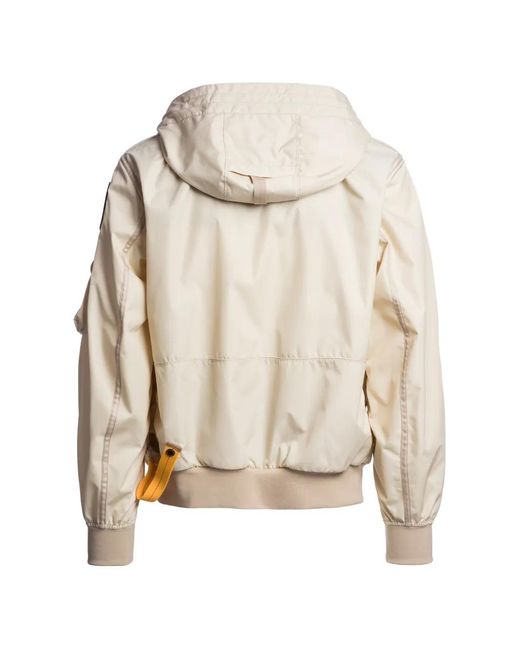 Parajumpers Natural Logo-Patch Hooded Jacket for men