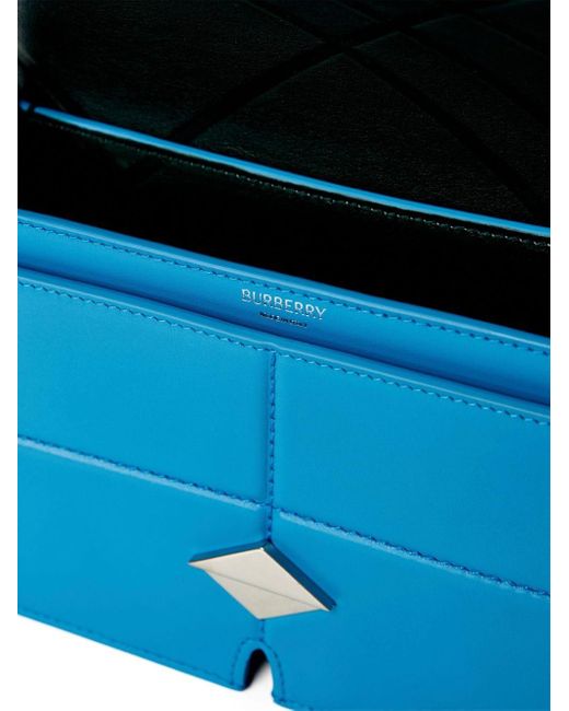 Burberry Blue Leather Shoulder Bag