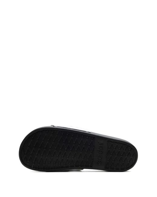Adidas White Adilette Comfort "Cloud/Core" Slides for men