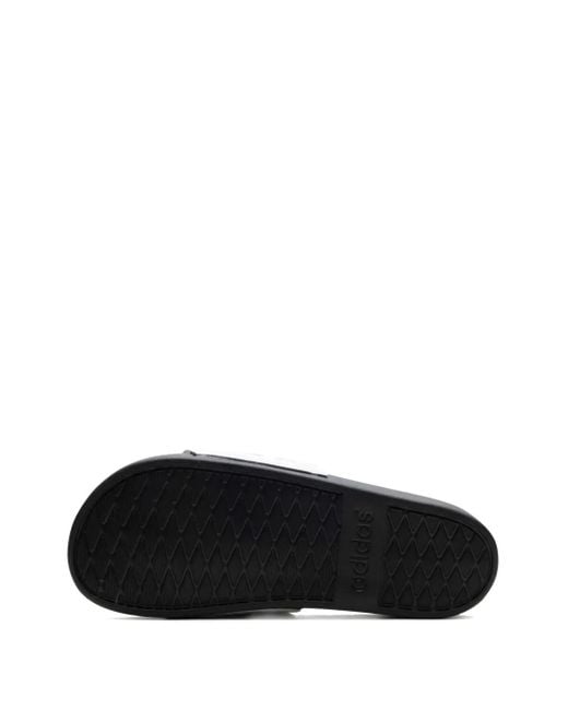 Adidas White Adilette Comfort "Cloud/Core" Slides for men