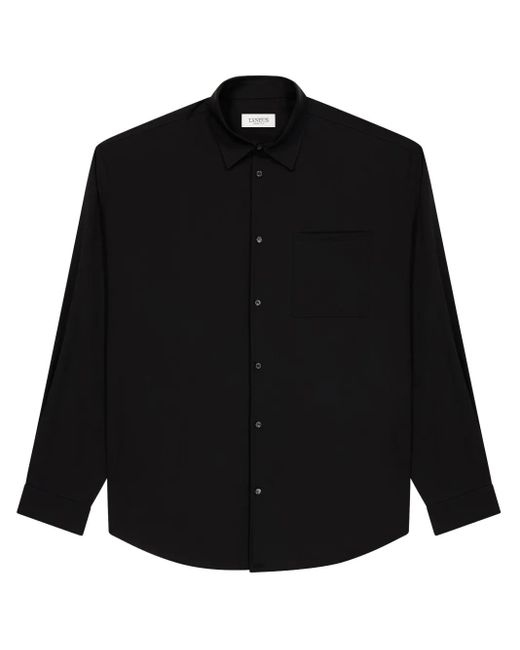メンズ Laneus クラシックカラー シャツ Black