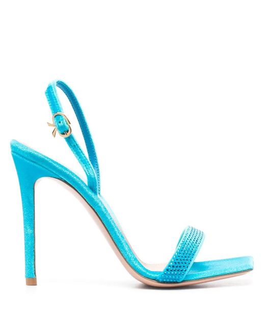 Gianvito Rossi Britney 105mm サンダル Blue