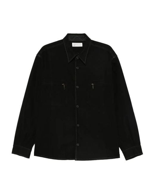Chimala Black Point-Collar Shirt for men