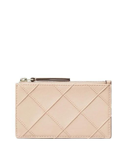 Tory Burch Natural Fleming Cardholder