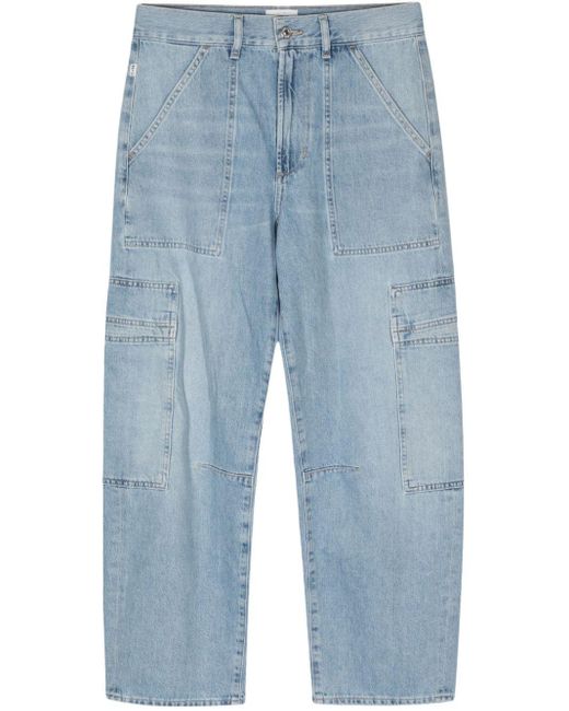 Citizens of Humanity Blue Low-rise Cargo Jeans