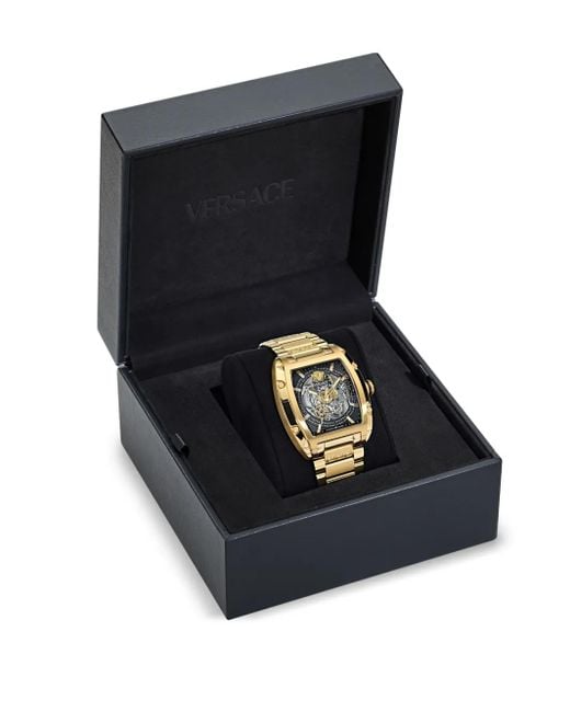 Reloj Dominus Skeleton Versace de hombre de color Metallic