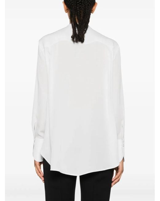 Giorgio Armani White Silk Shirt