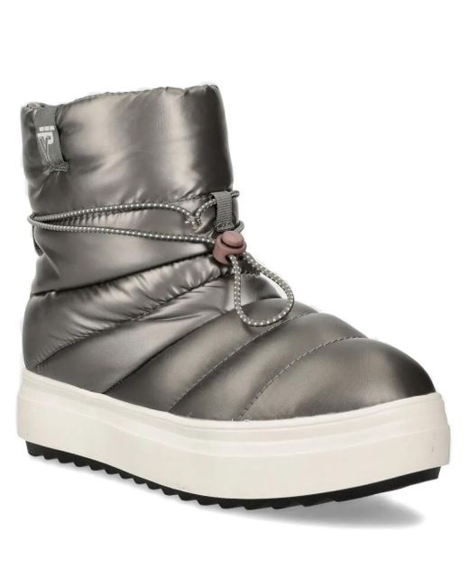 Ice Play Gray Quilted Pull-On Boots