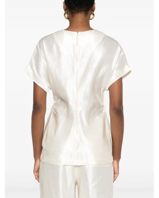 Loulou de Saison White Pero Blouse