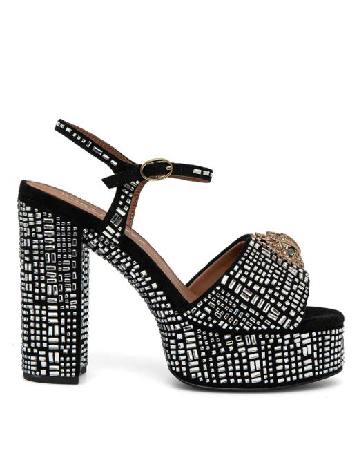 Kurt Geiger Black 135Mm Kensington Sandals