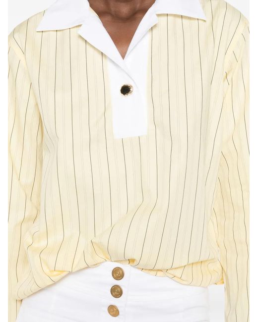 Polo A Rayas Sandro de color Natural