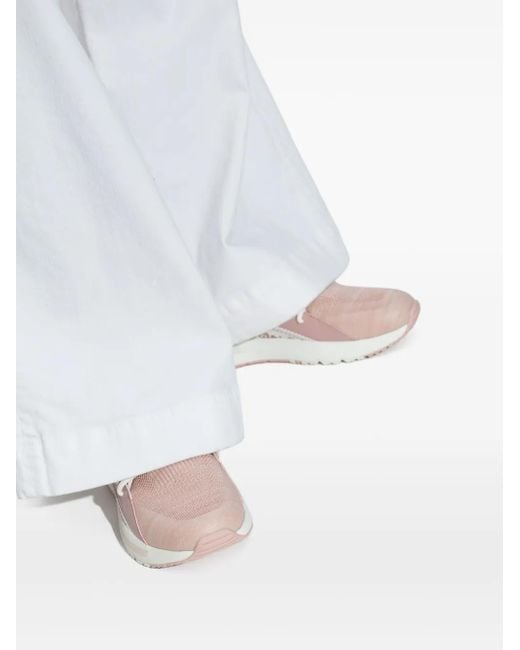 Versace Jeans Couture Pink Logo-Print Sneakers