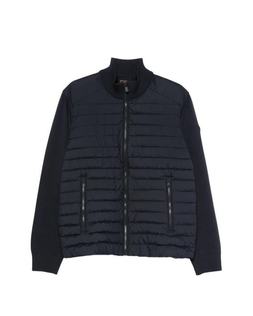 Save The Duck Blue Quilted Jacket for men