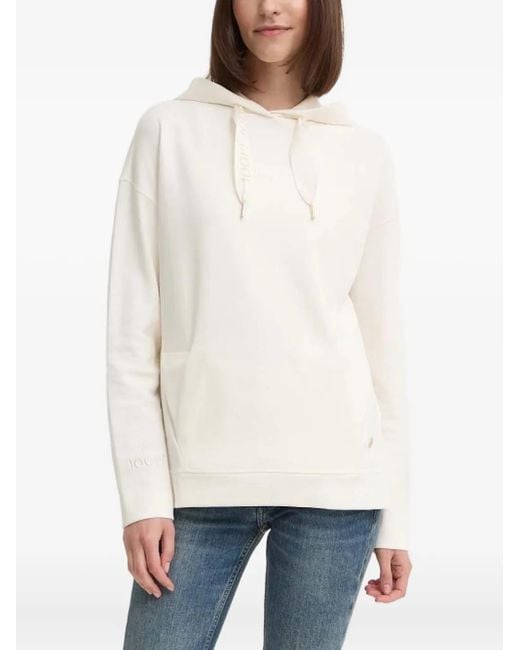 Joop! ロゴプレート パーカー White