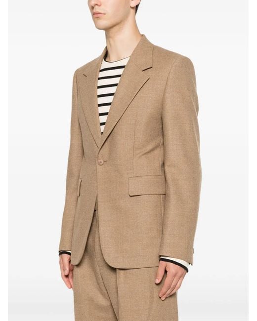 Sandro Brown Mode Flannel Blazer for men
