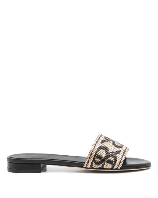 Ermanno Scervino ロゴジャカード サンダル White